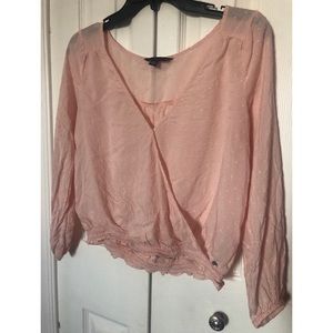 Baby Pink Loose Blouse